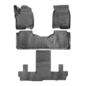 GMC Yukon XL Floor Mats - Omac - Rubber TPE - Black - 2021-2024